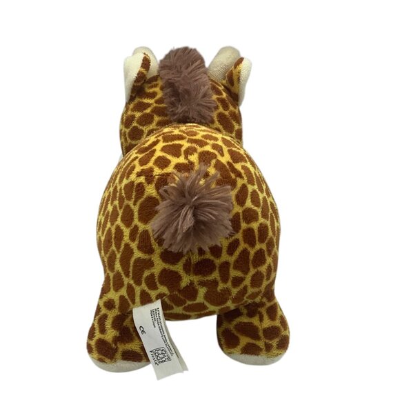 Fiesta Plush Fat Giraffe Stuffed Animal Toy 9" Polyester Fiber Soft & Cuddly - Picture 4 of 9